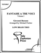 Fantasie a tre voci #1 Low Brass Trio P.O.D. cover